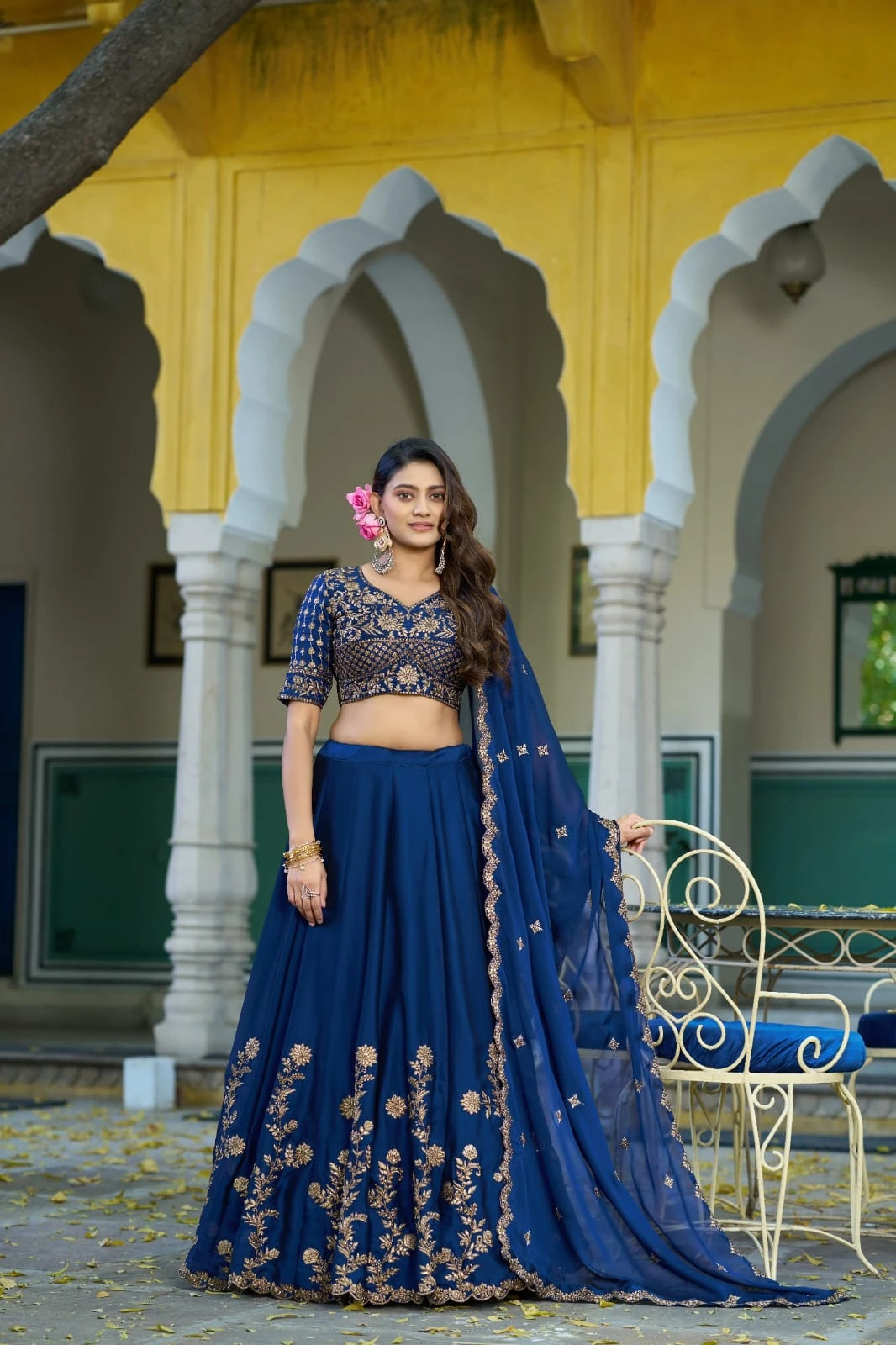 LNB Rangoli Silk Embroidered Lehenga Collection
