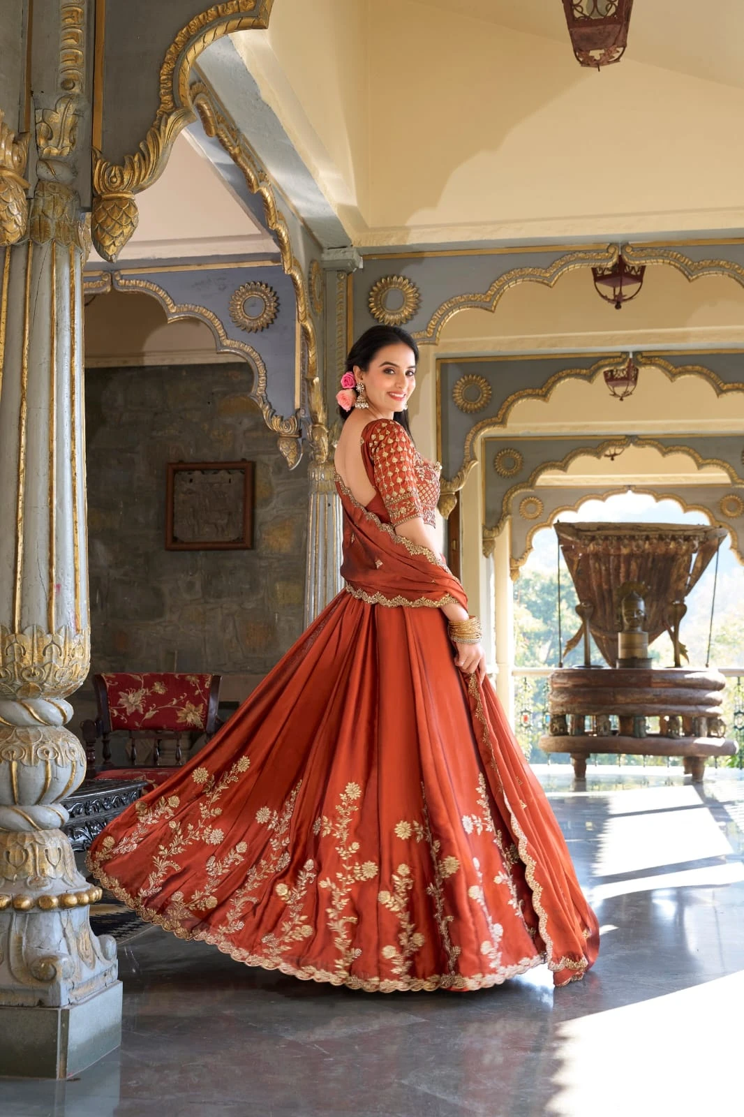 LNB Rangoli Silk Embroidered Lehenga Collection