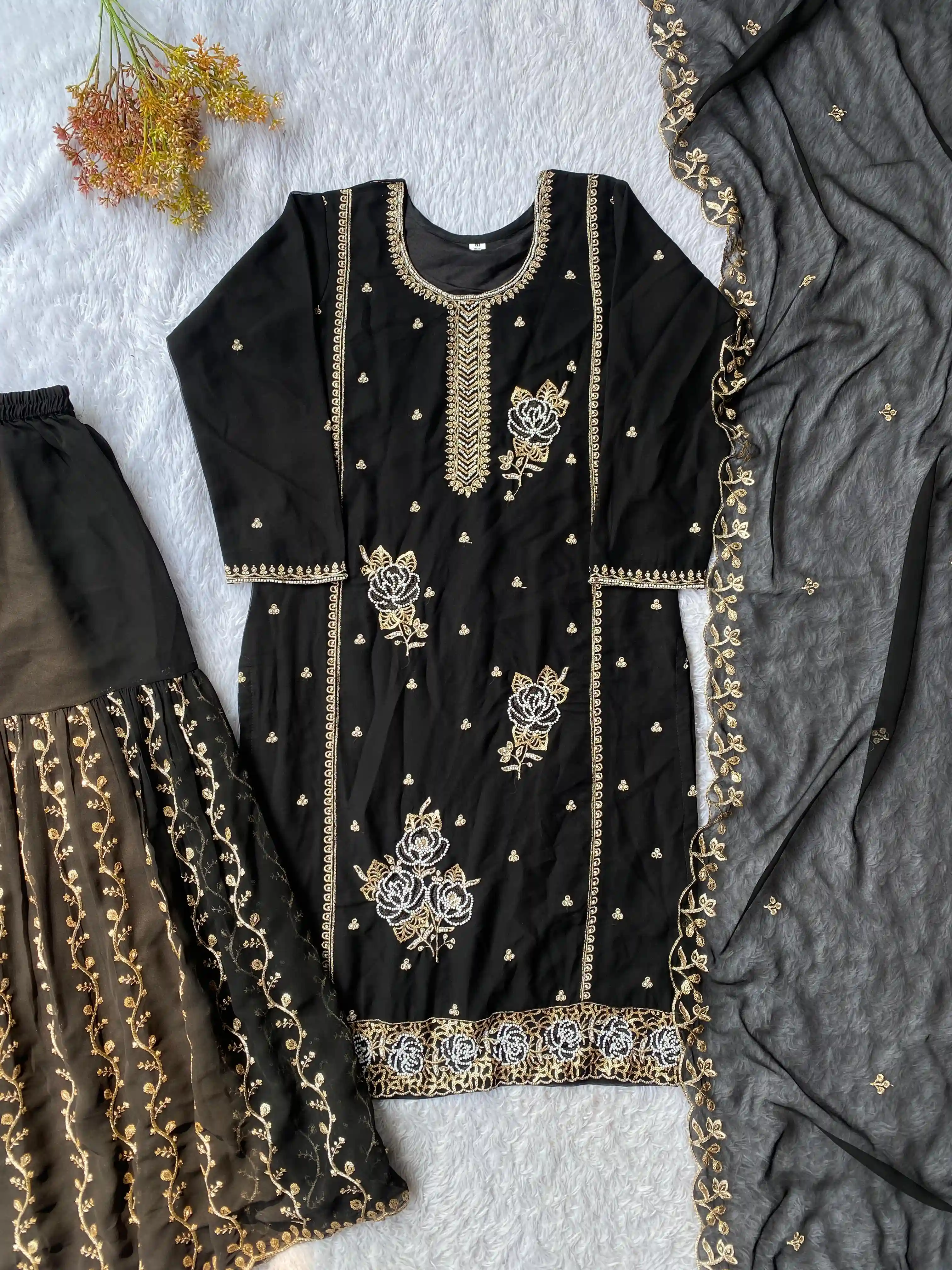 LOOMEERA Designer Gharara Pair Collection