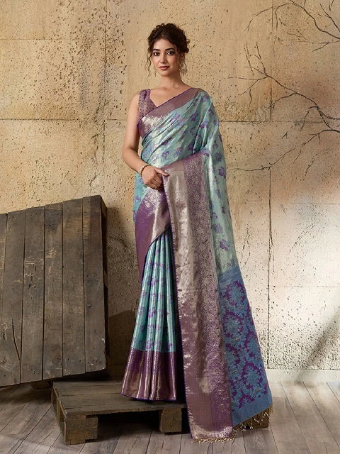 Maahi 221 Kanjivaram Silk Zari Weaving Party Wear Saree Collection