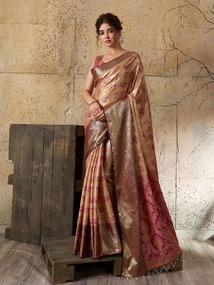 Maahi 221 Kanjivaram Silk Zari Weaving Party Wear Saree Collection