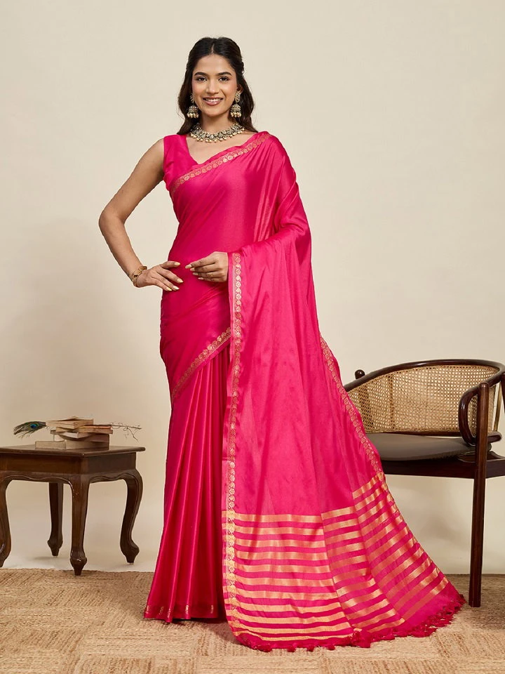 Maahi 222 Banarasi Silk Zari Weaving Worked Saree Collection