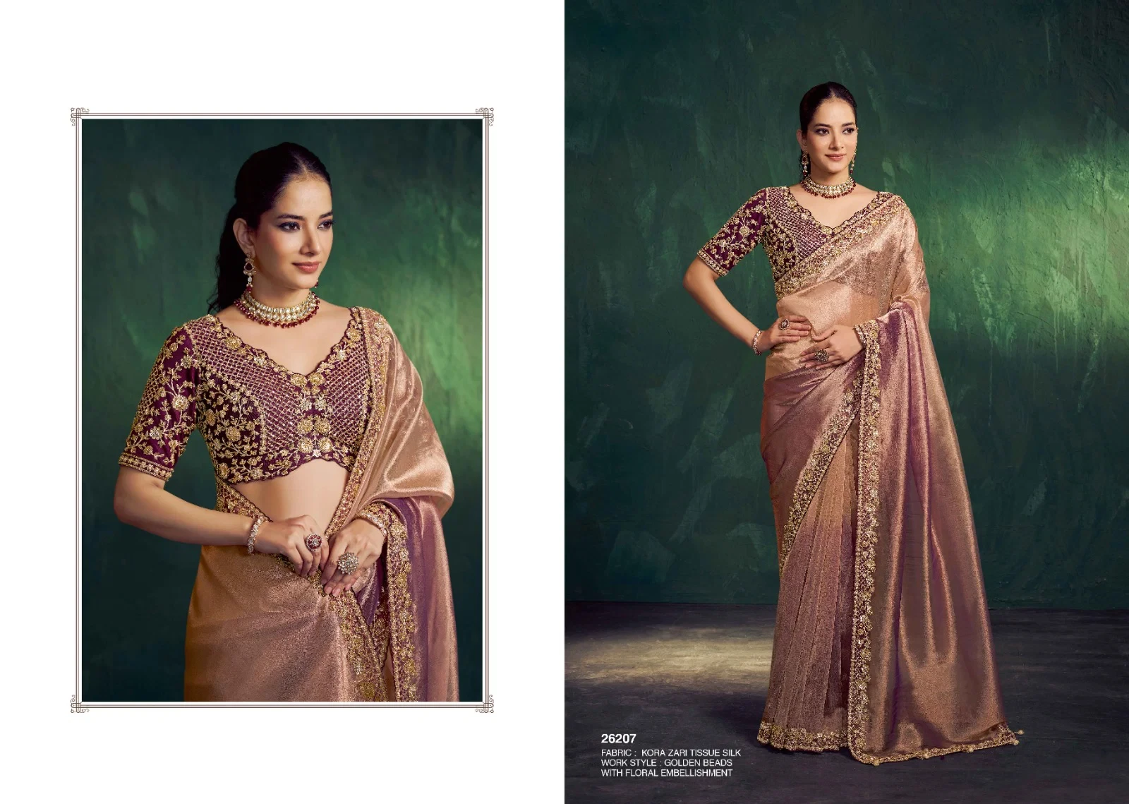 Mahotsav Mohmanthan 26200 Mohini Tissue Silk Saree Collection