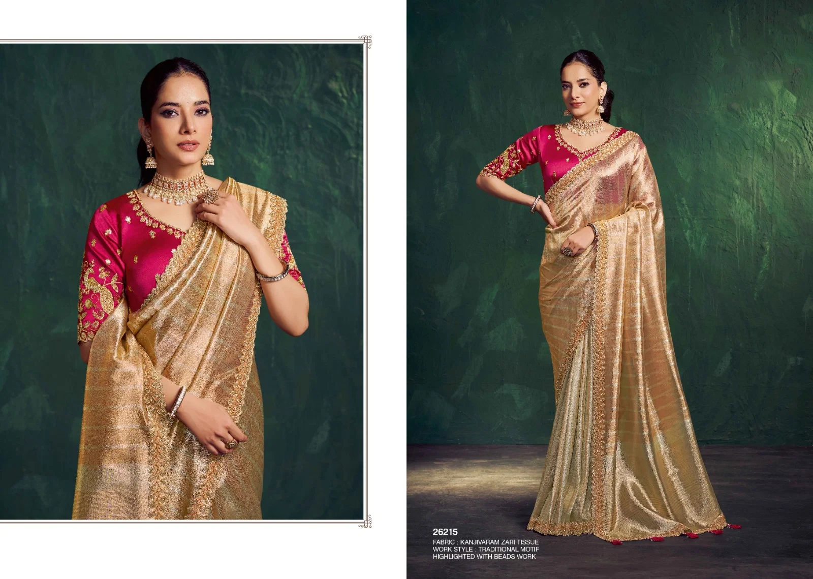 Mahotsav Mohmanthan 26200 Mohini Tissue Silk Saree Collection