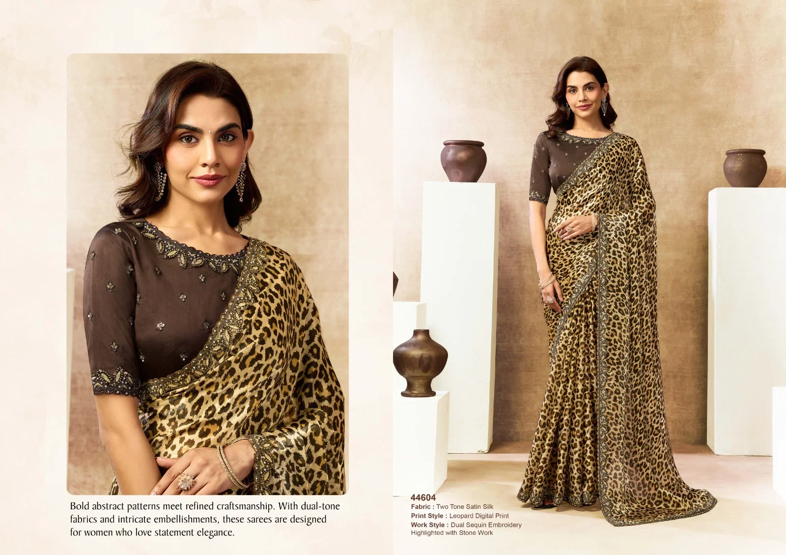 Mahotsav Norita 44600 Oasis Satin Silk Designer Saree Collection