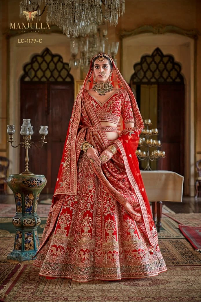 Manjulla Fashion Dulhan Vol-1-2-3-4 Bridal Lehenga Collection