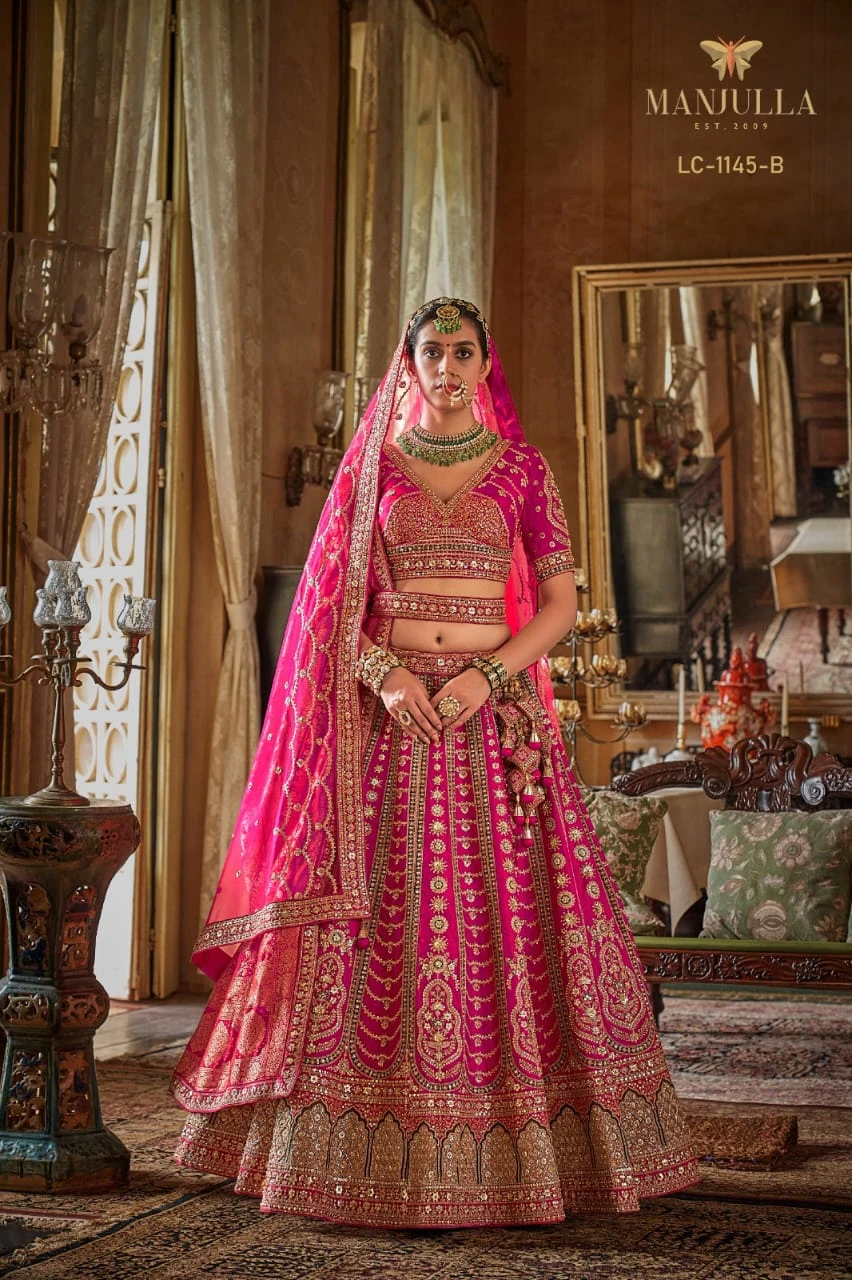 Manjulla Fashion Dulhan Vol-1-2-3-4 Bridal Lehenga Collection
