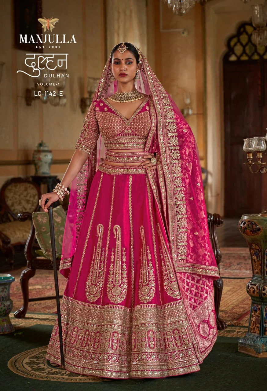 Manjulla Fashion Dulhan Vol-1-2-3-4 Bridal Lehenga Collection