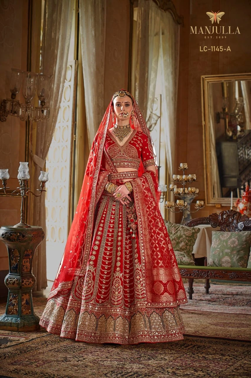 Manjulla Fashion Dulhan Vol-1-2-3-4 Bridal Lehenga Collection