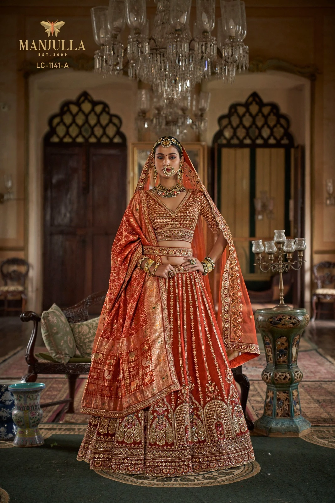 Manjulla Fashion Dulhan Vol-1-2-3-4 Bridal Lehenga Collection