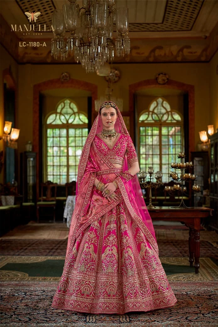 Manjulla Fashion Dulhan Vol-1-2-3-4 Bridal Lehenga Collection