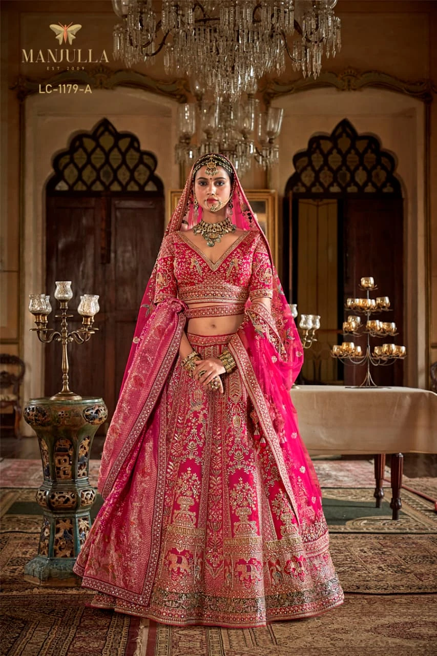 Manjulla Fashion Dulhan Vol-1-2-3-4 Bridal Lehenga Collection