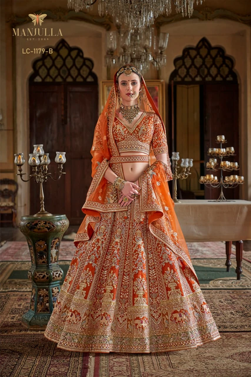 Manjulla Fashion Dulhan Vol-1-2-3-4 Bridal Lehenga Collection
