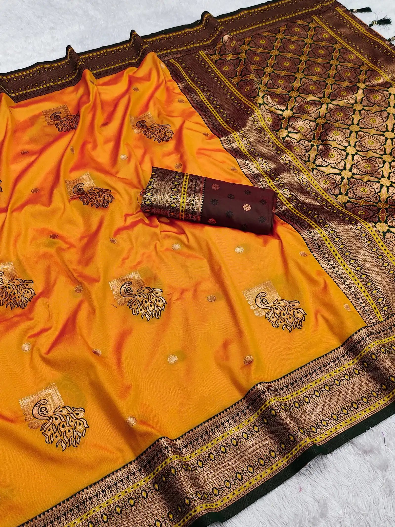 Mb Morni Paithan Vol 2 Banarasi Silk Paithani Saree Collection