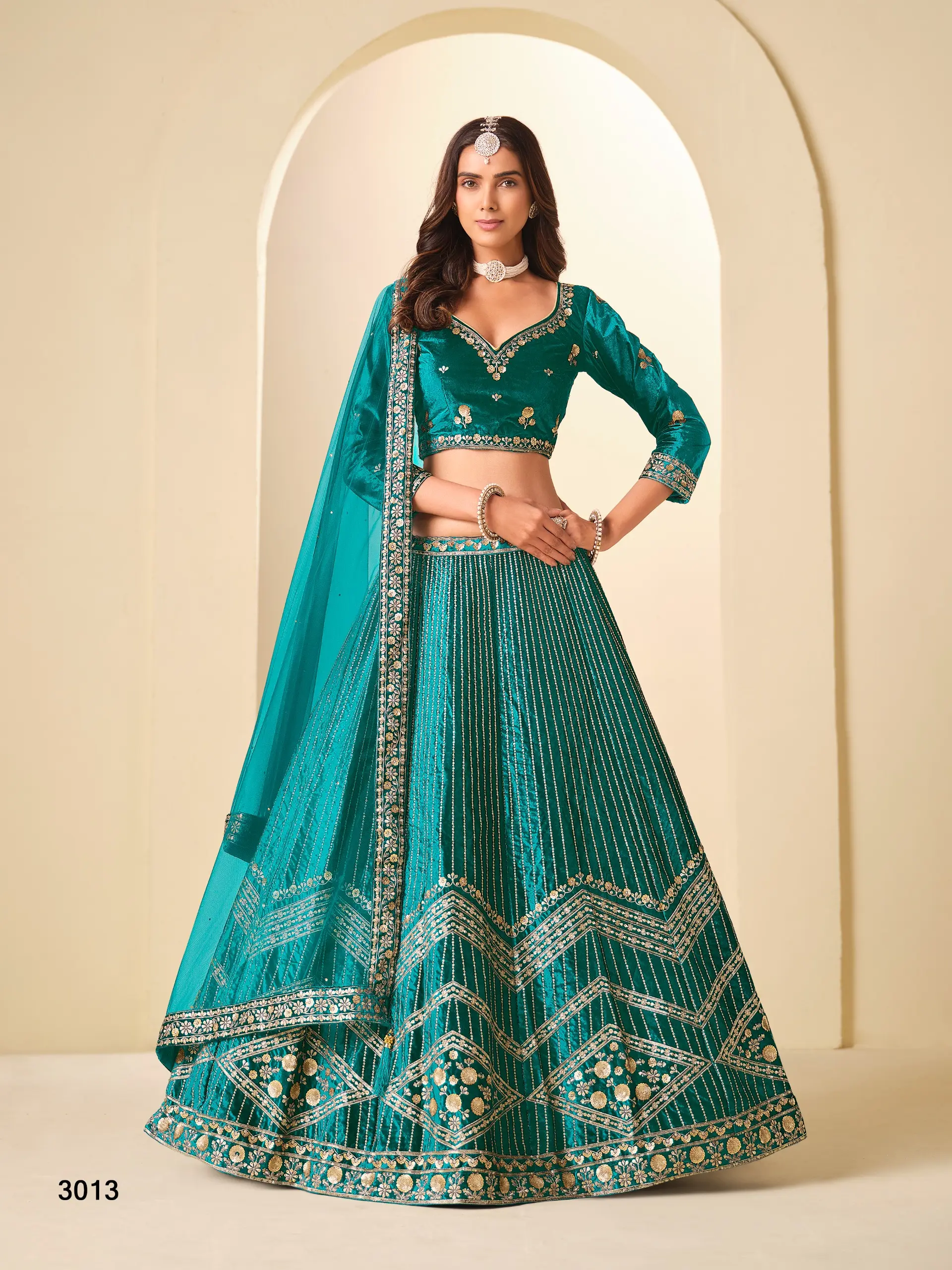 Mehvish Vol 31 Ice Velvet Lehenga Collection