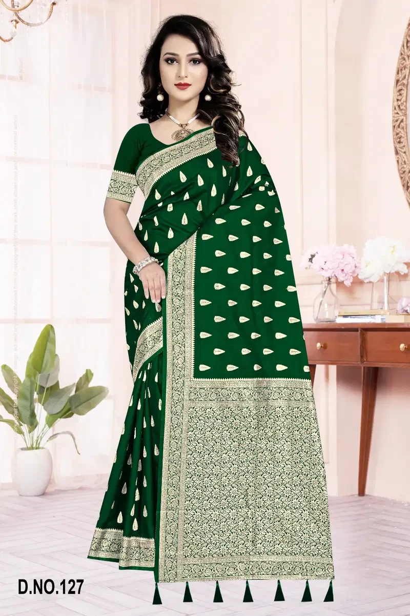 Minakshi Silk Vol 1 Pure Banarasi Silk Saree Collection