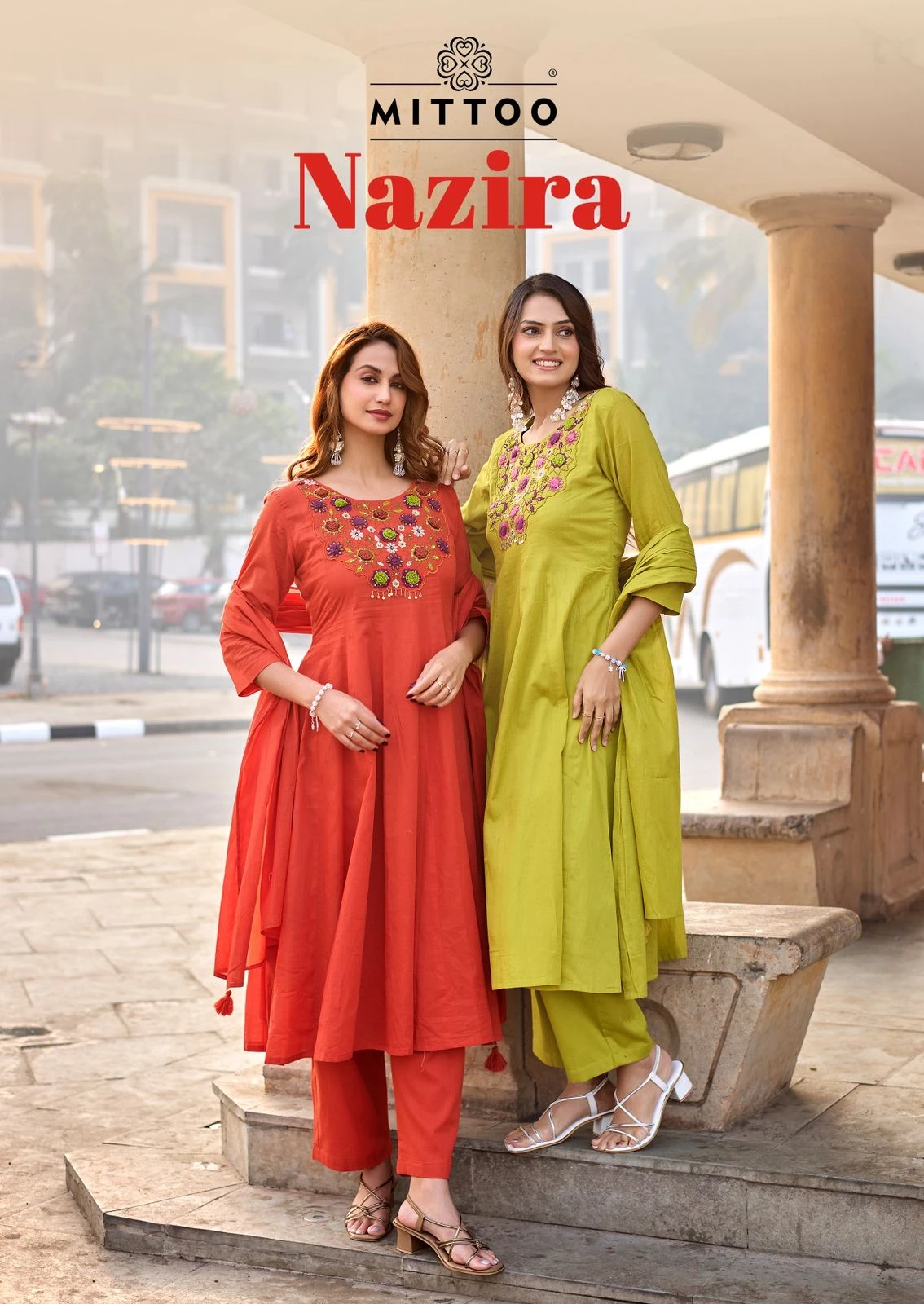 MITTOO Nazira Mull Cotton Suit