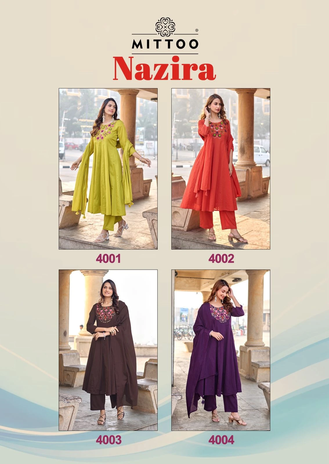 MITTOO Nazira Mull Cotton Suit
