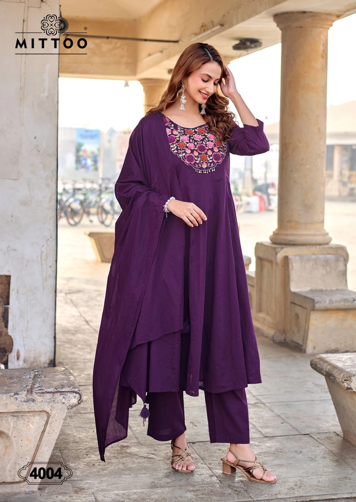MITTOO Nazira Mull Cotton Suit