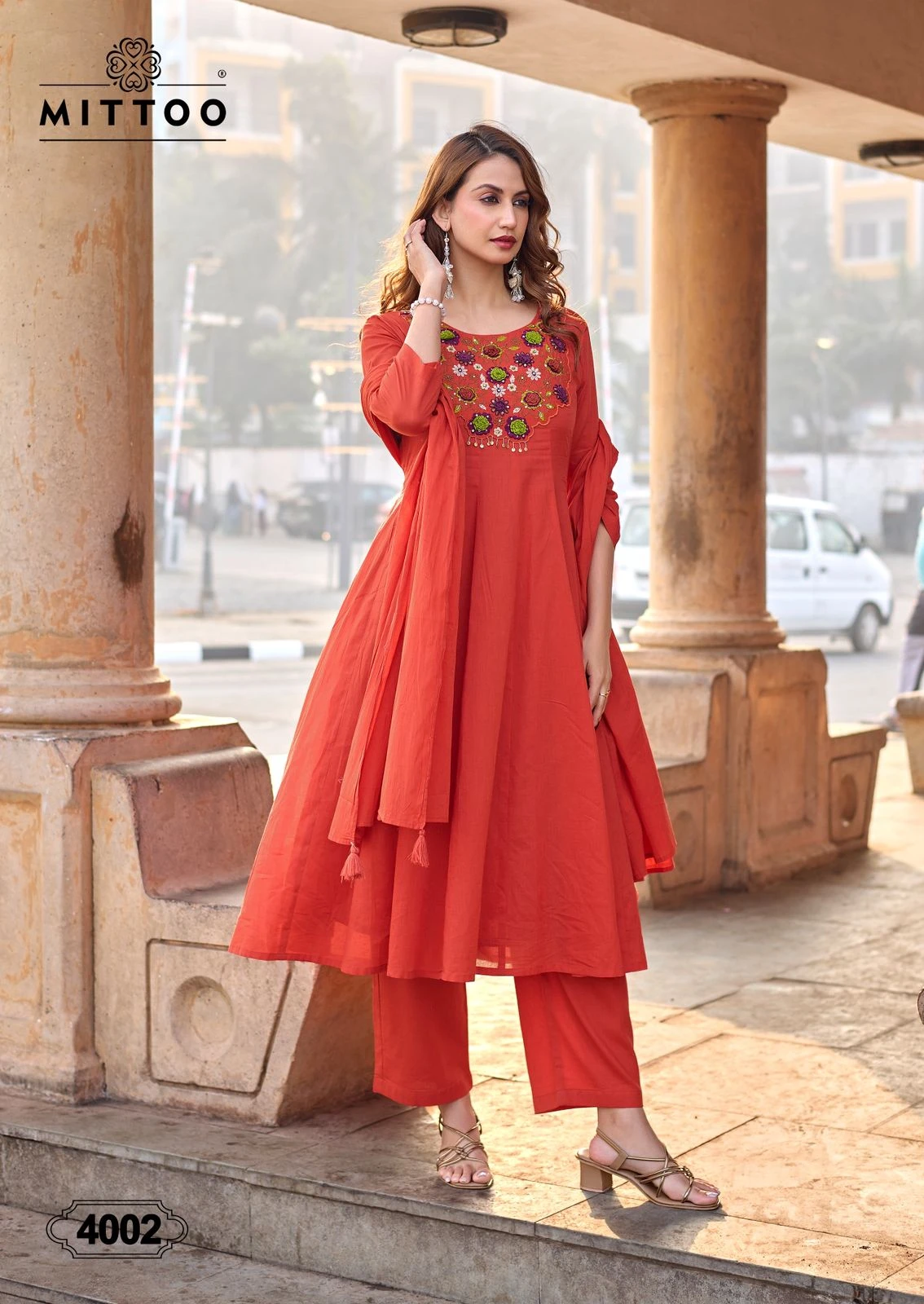 MITTOO Nazira Mull Cotton Suit