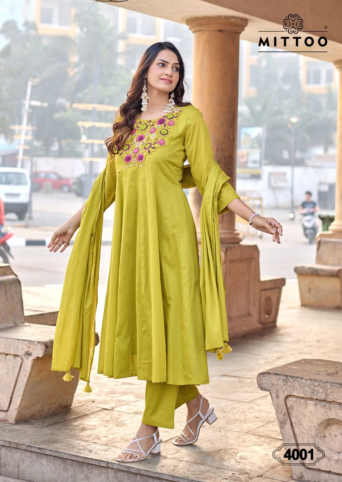 MITTOO Nazira Mull Cotton Suit