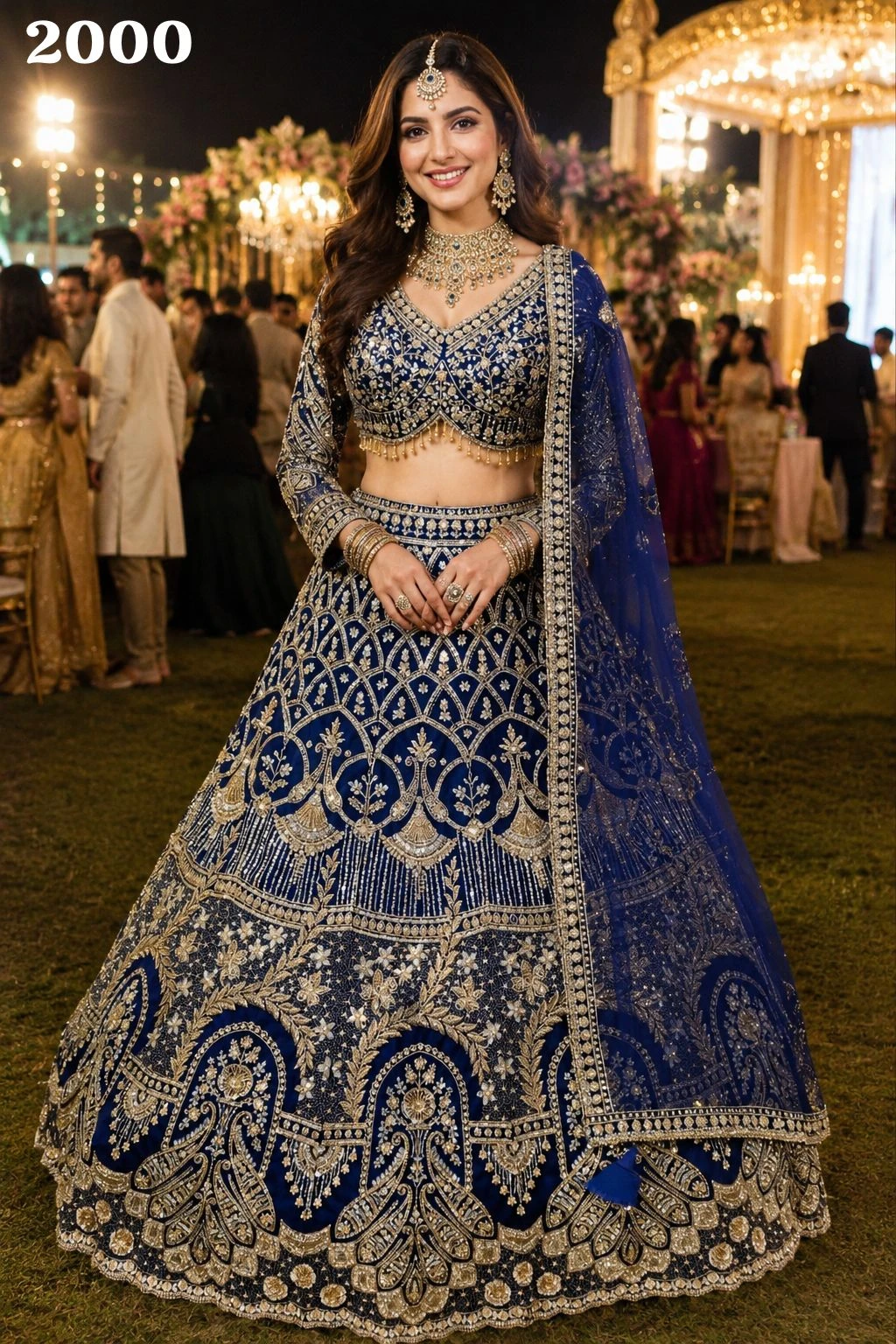 Mrudangi Dahleez Beads Lehenga Collection
