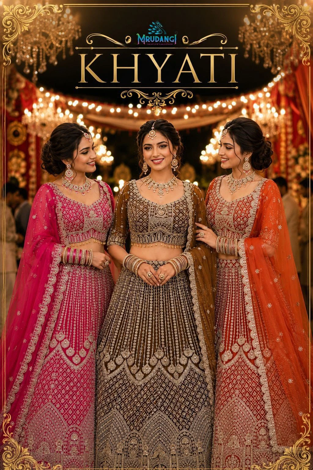 MRUDANGI Khyati Beads Lehenga Collection
