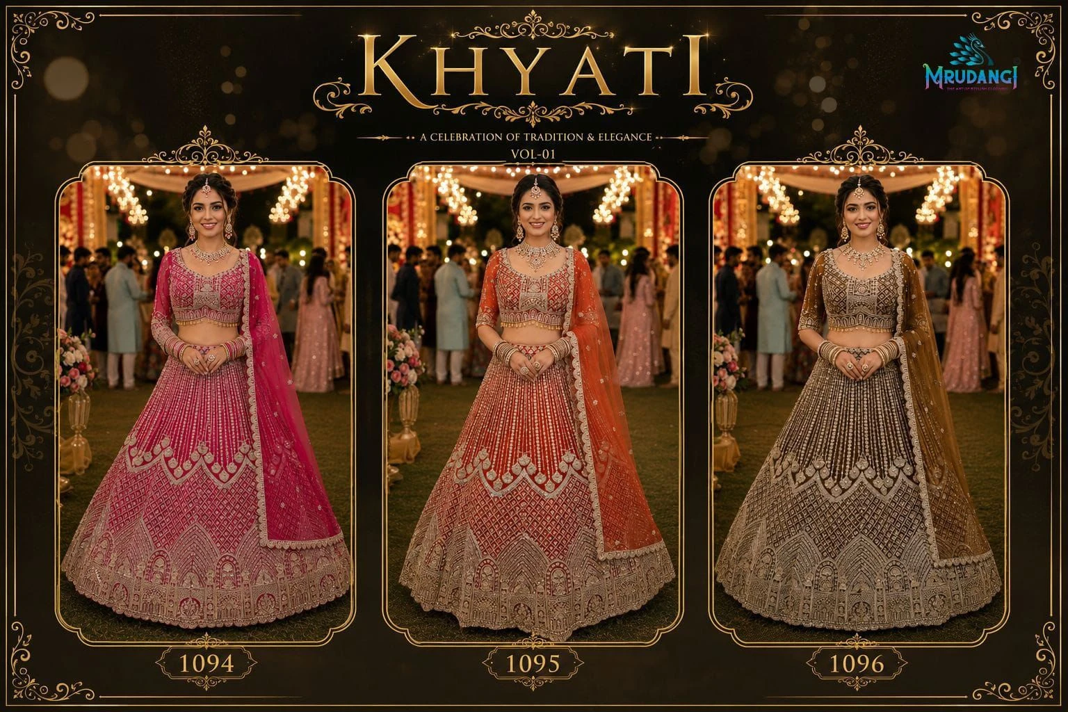 MRUDANGI Khyati Beads Lehenga Collection