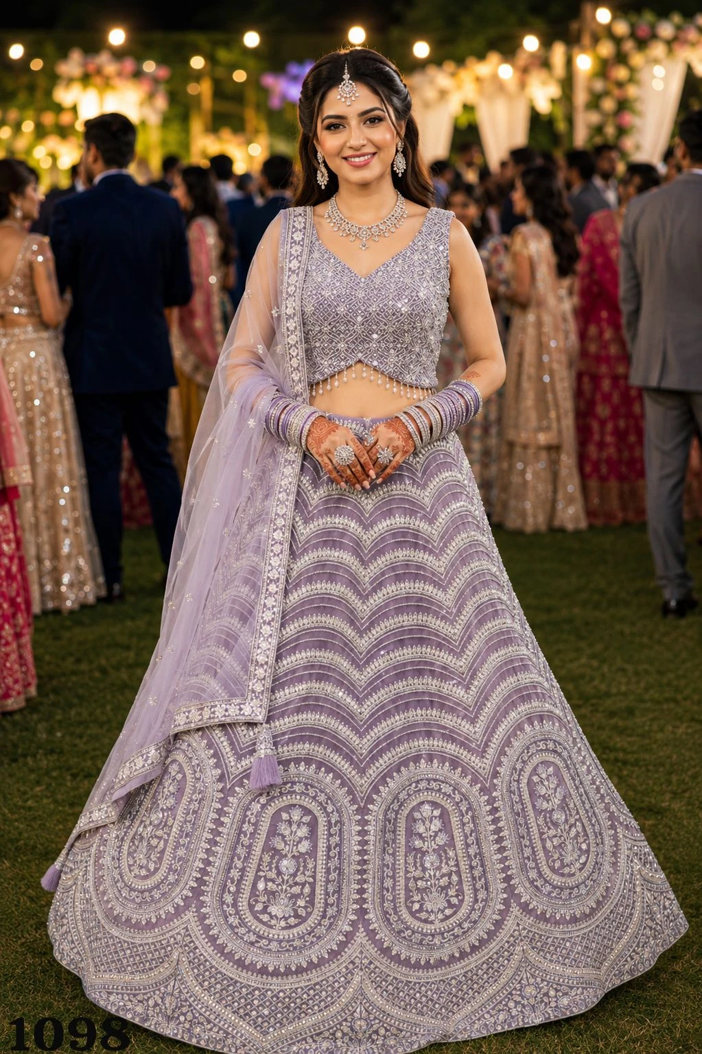 MRUDANGI VILOSHNI Heavy Net Embroidered Lehenga Collection