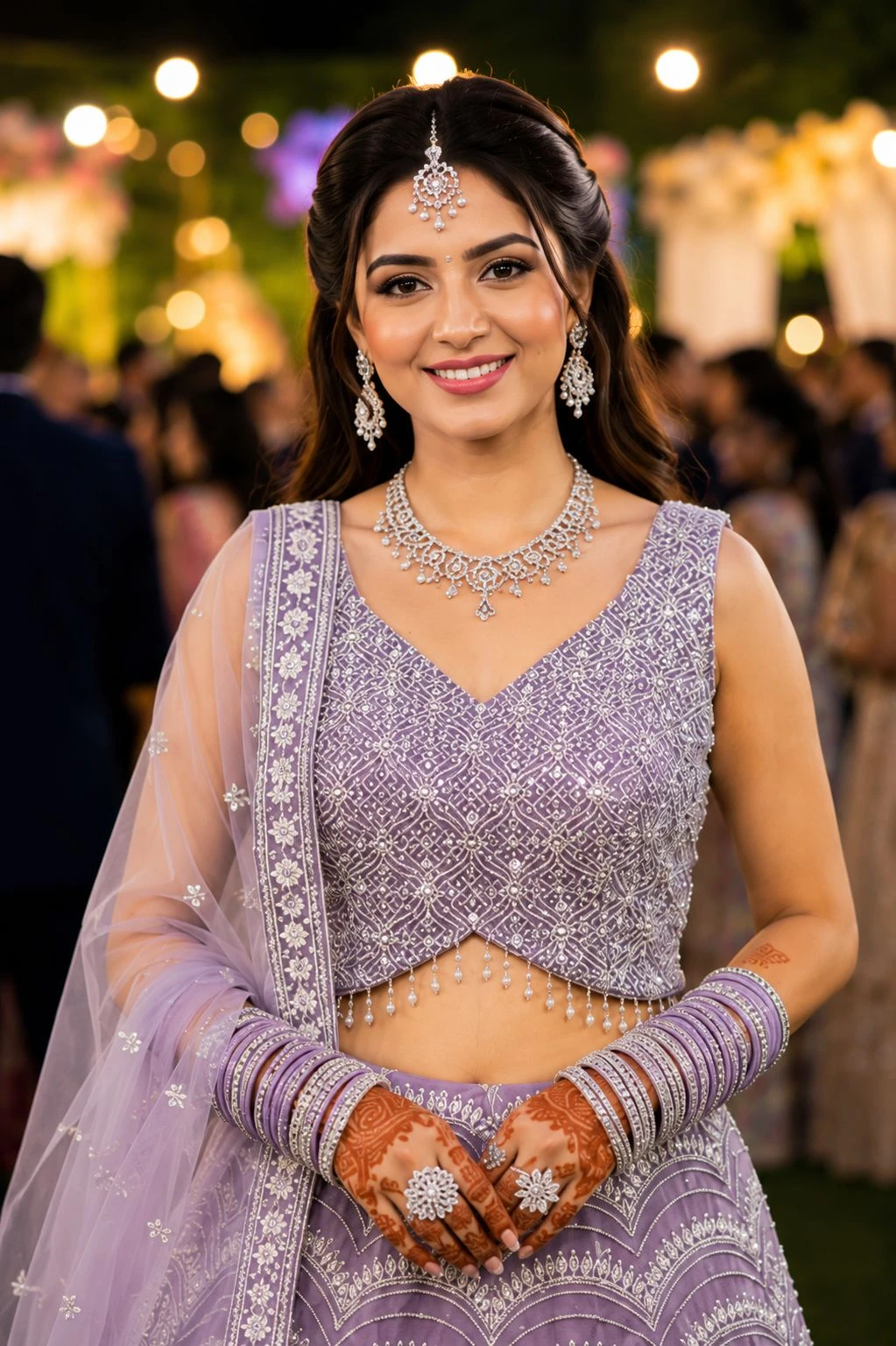 MRUDANGI VILOSHNI Heavy Net Embroidered Lehenga Collection