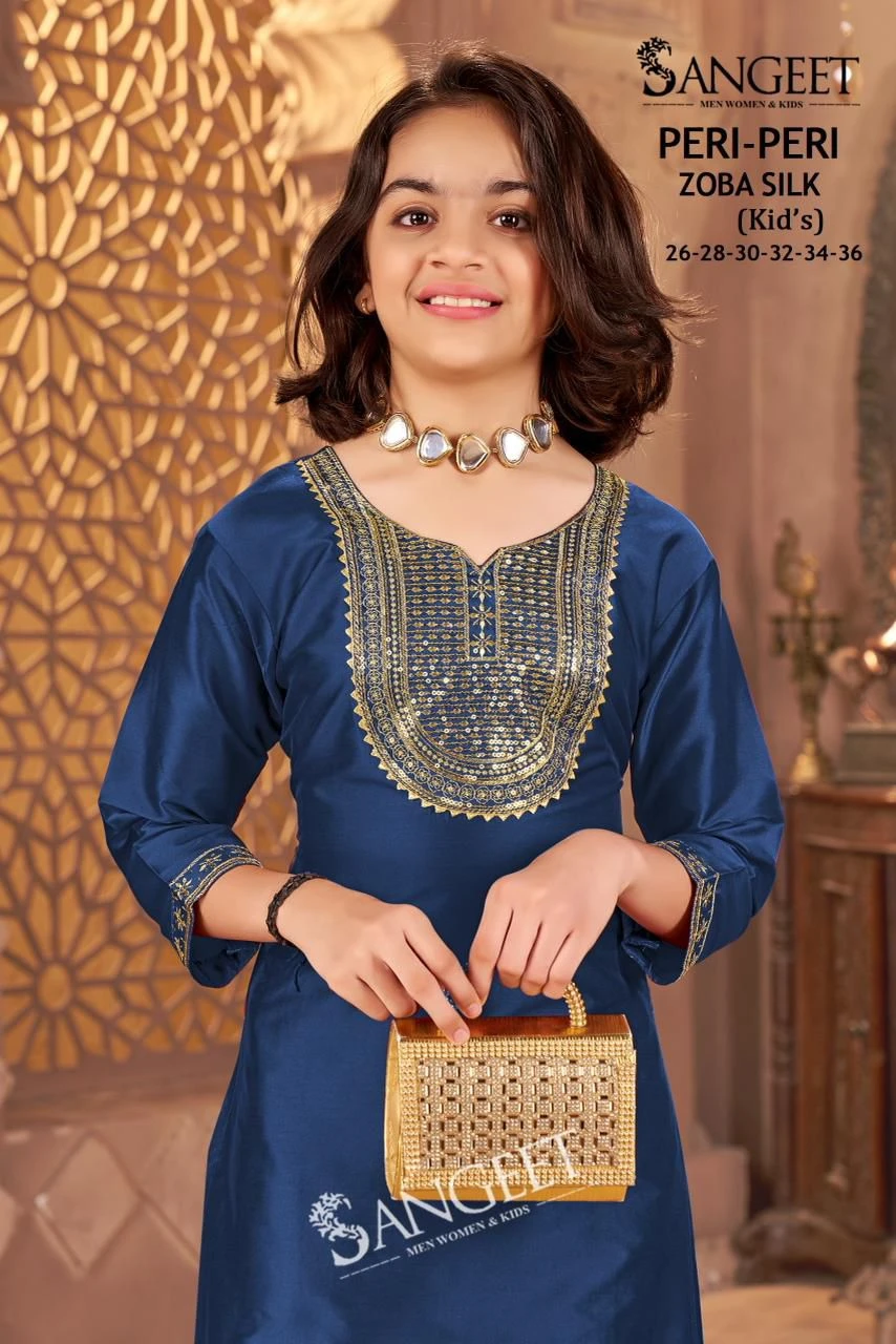 Peri-Peri Zoba Silk Kids Wear Set