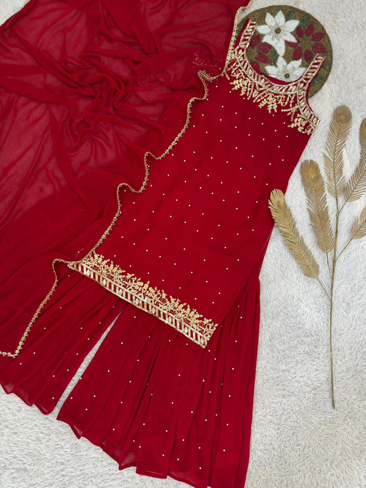 Premium Embroidery Sharara Suit Collection