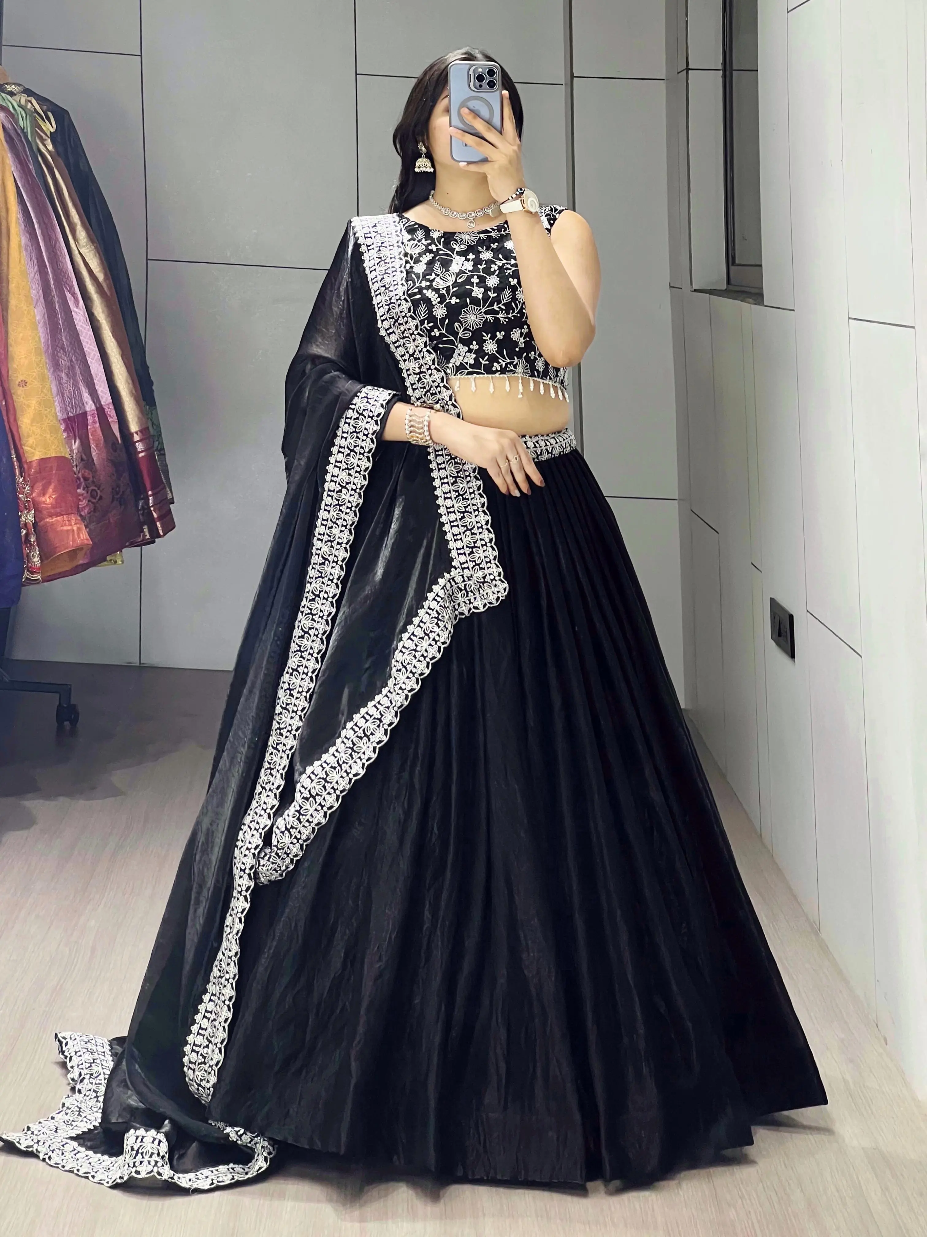 Premium Fendy Silk Lehenga Set