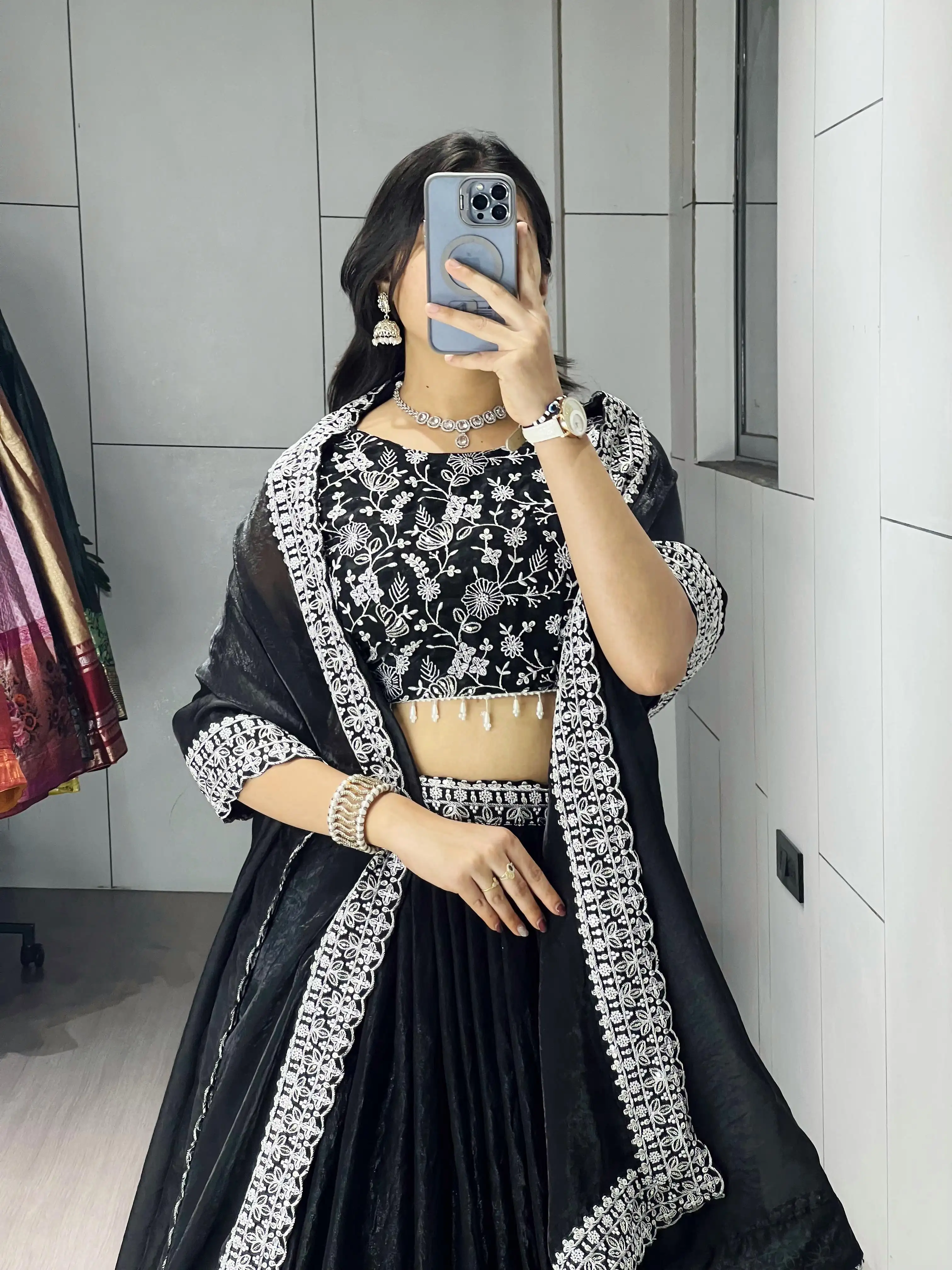 Premium Fendy Silk Lehenga Set