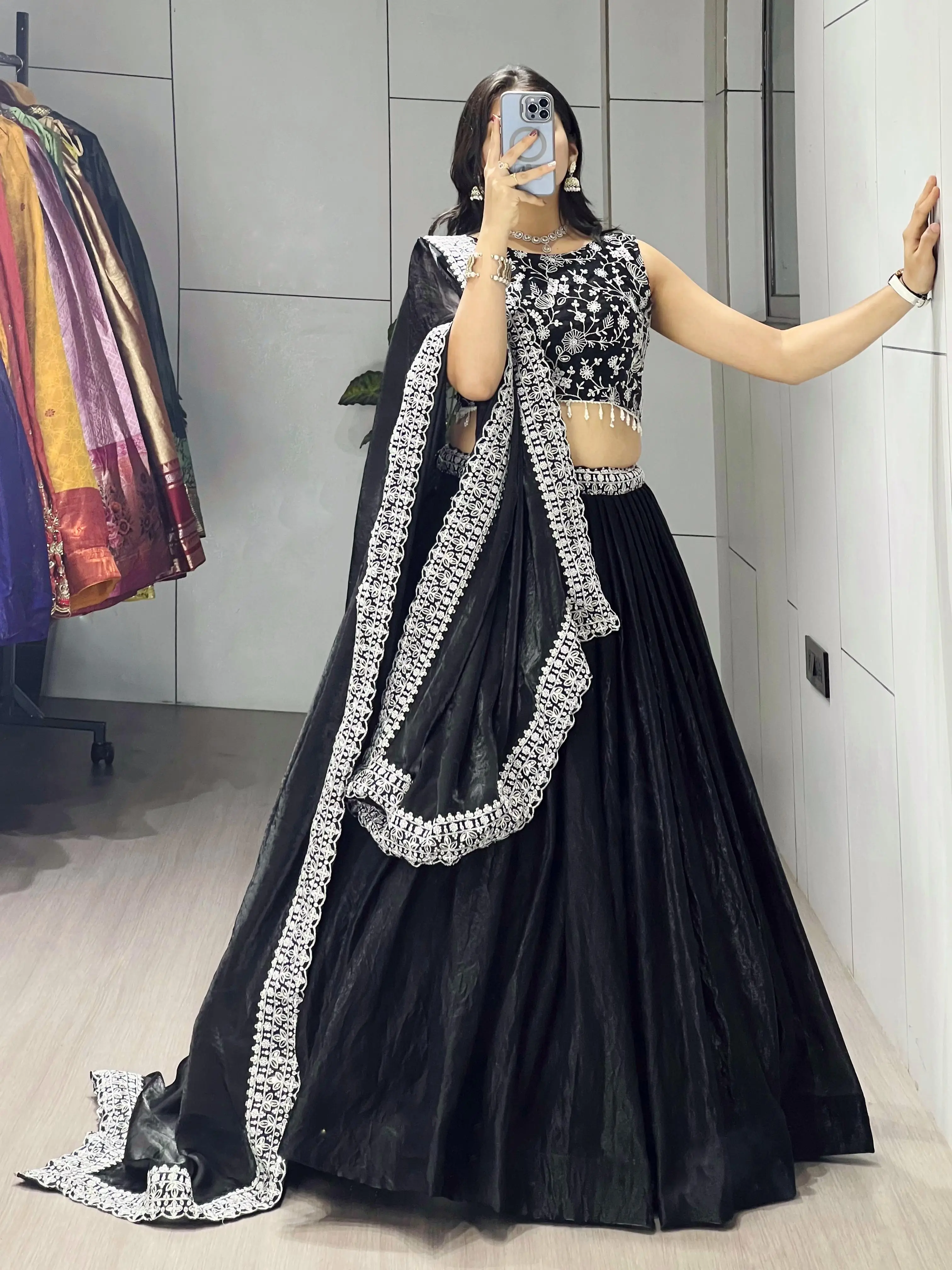 Premium Fendy Silk Lehenga Set