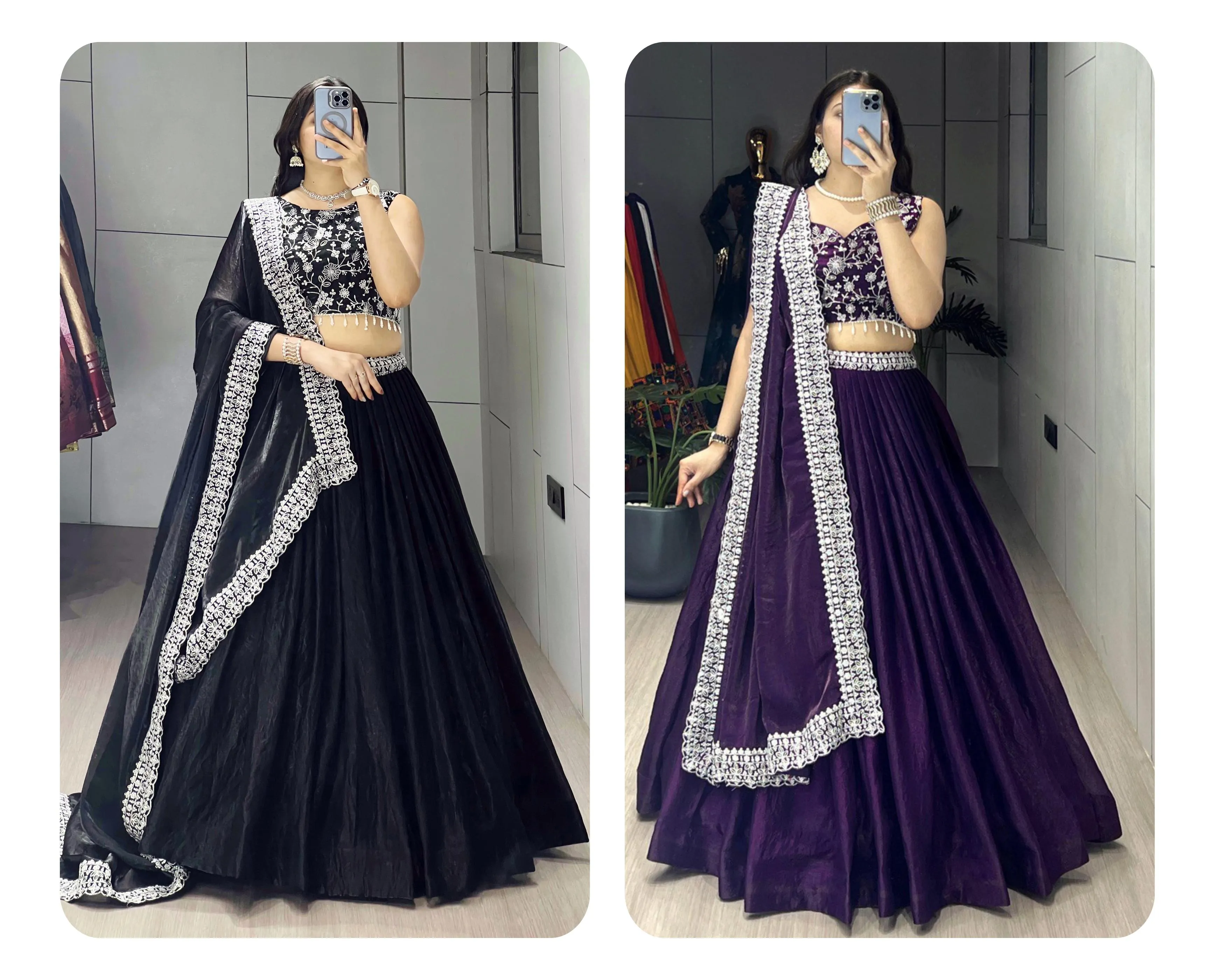 Premium Fendy Silk Lehenga Set