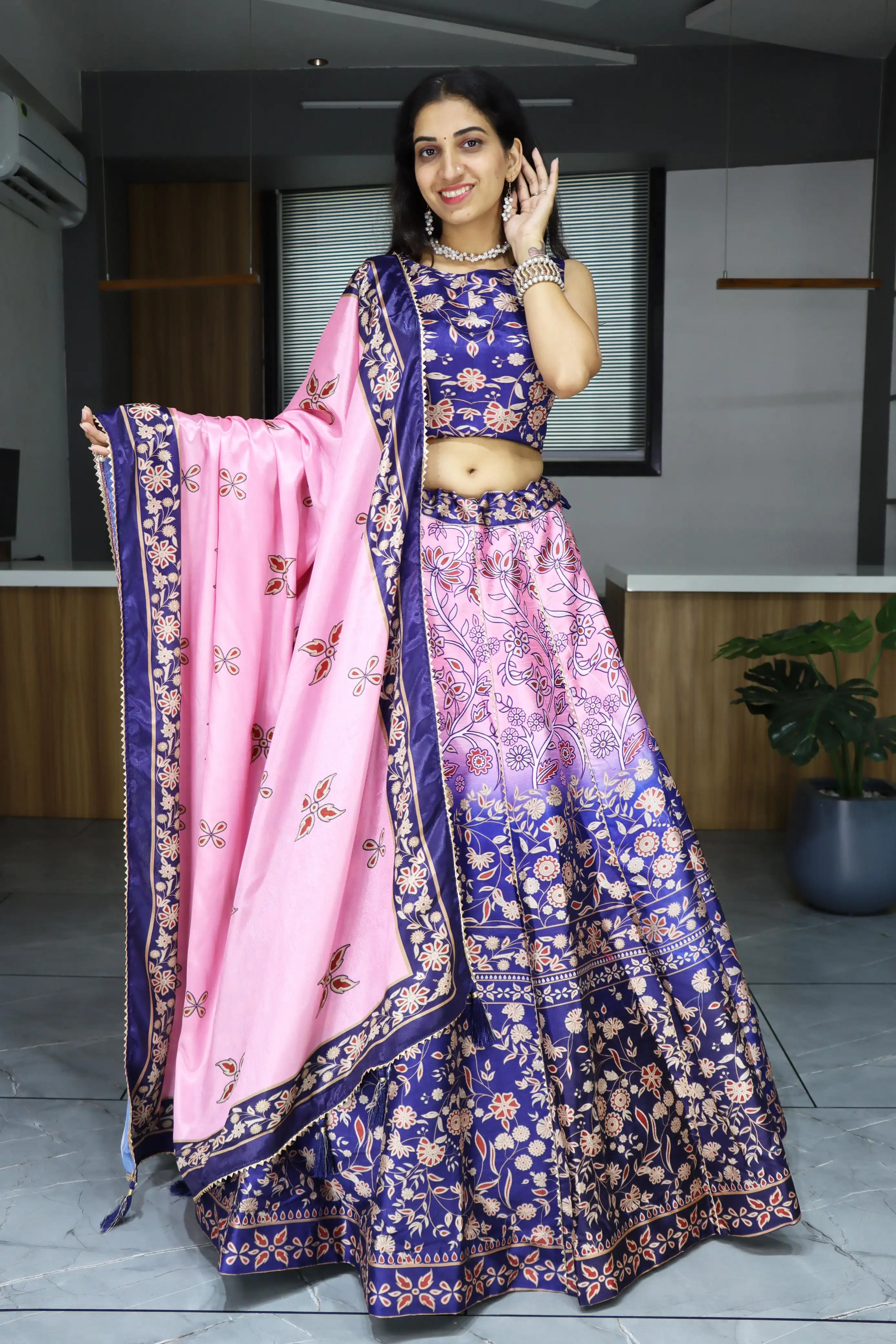 Printed Lehenga Collection GRTN7140 Series
