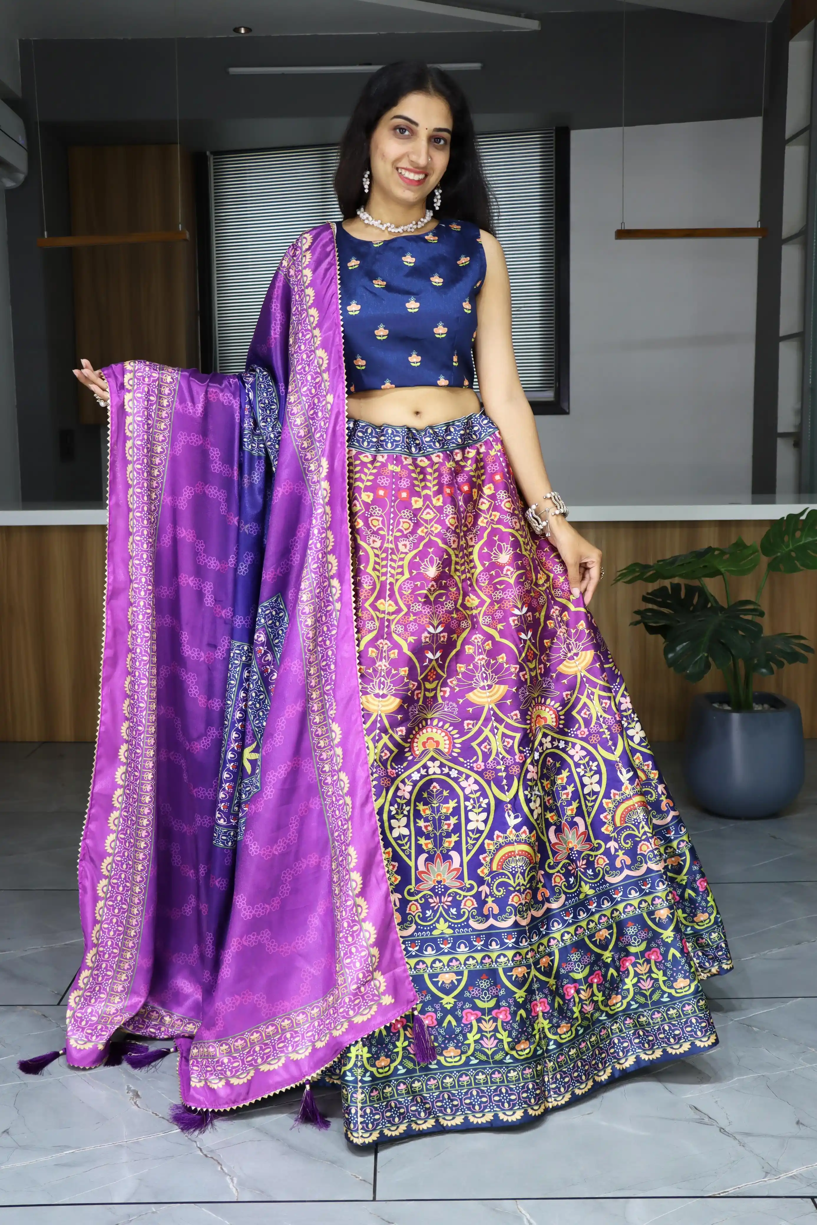 Printed Lehenga Collection GRTN7140 Series