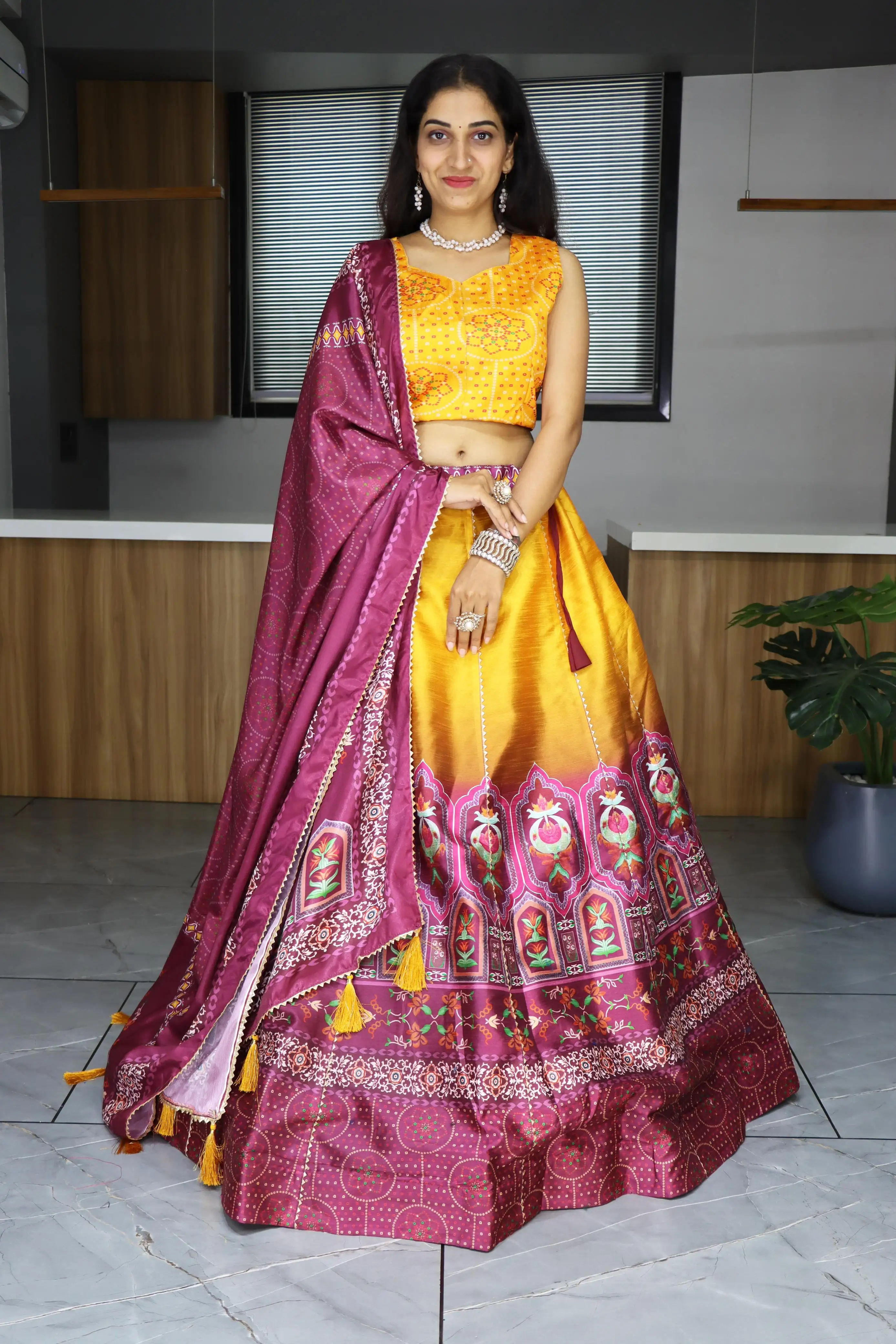 Printed Lehenga Collection GRTN7140 Series