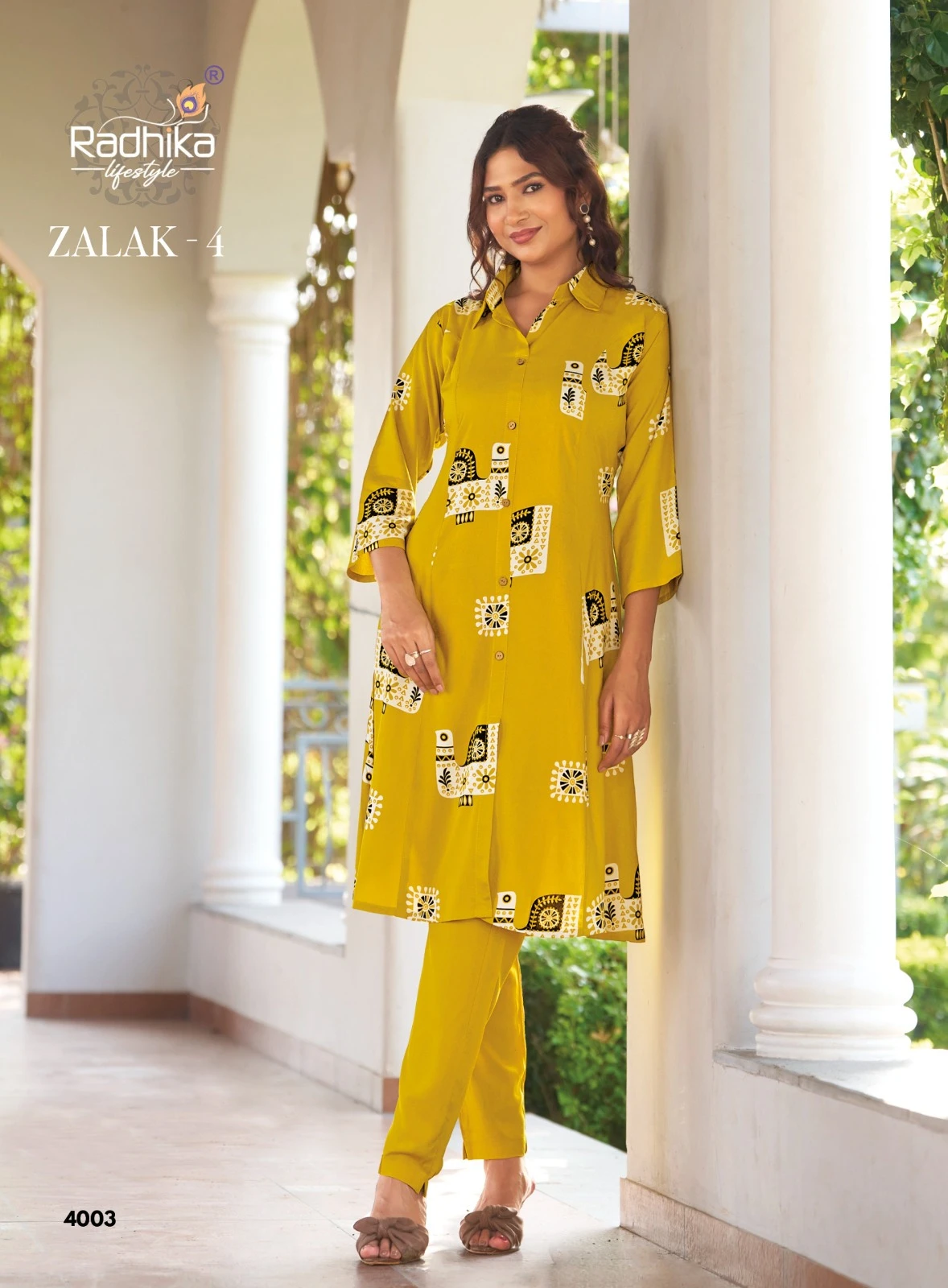 Radhika Radhika Zalak Vol 4 Rayon Foil Print Collection