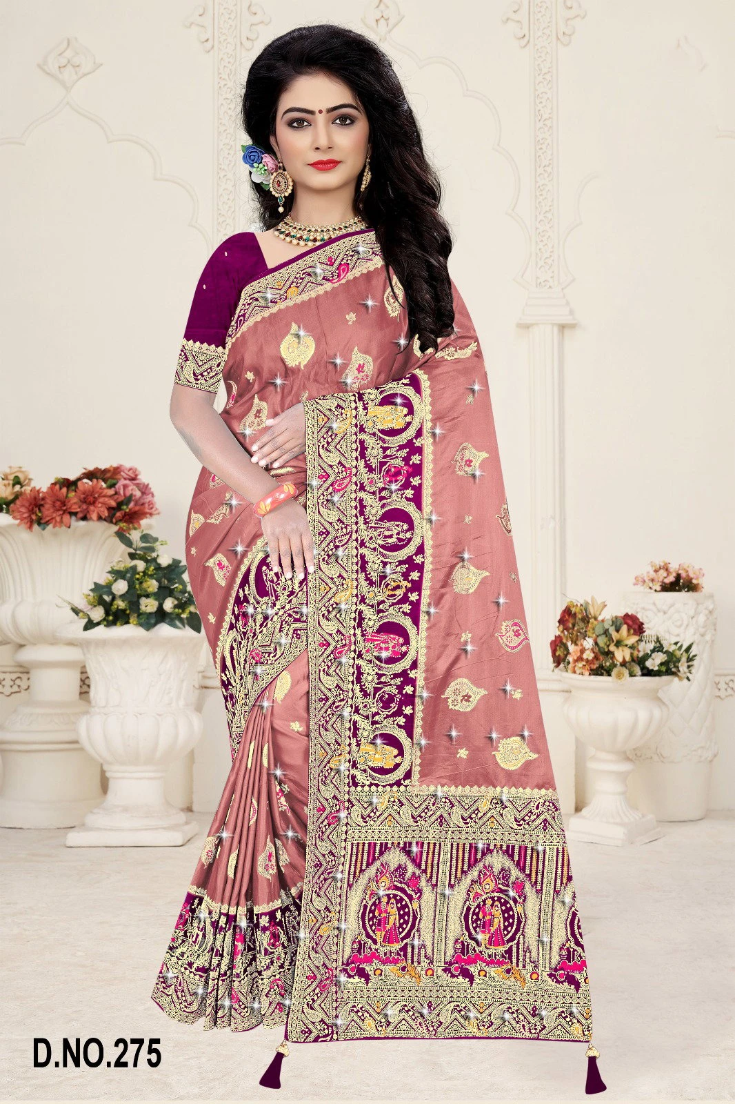 Reva Panghat Nylone Sattin Swaroski Vol 1 Satin Saree Collection
