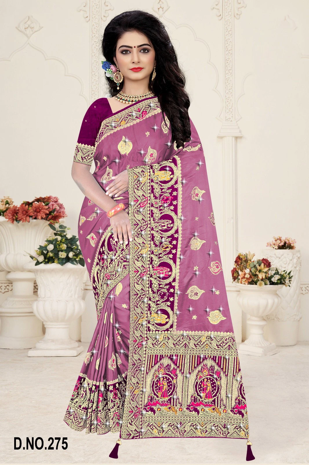 Reva Panghat Nylone Sattin Swaroski Vol 1 Satin Saree Collection