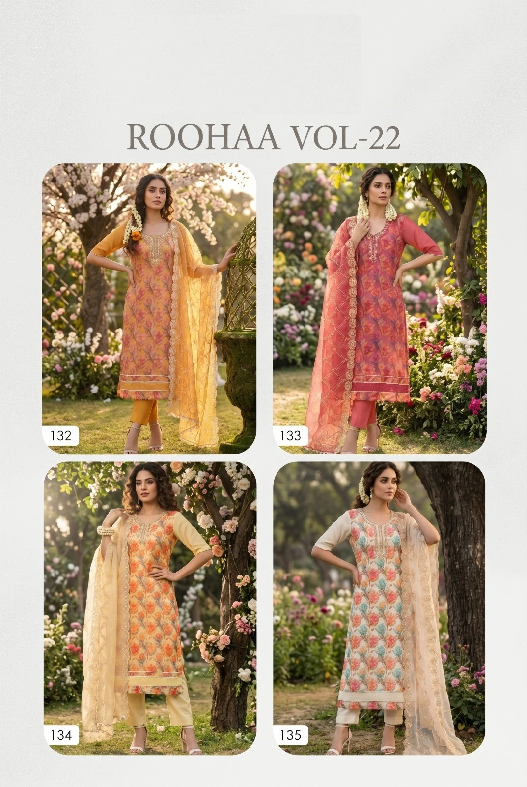 Roohaa Roohaa Vol 22 Organza Festival Collection