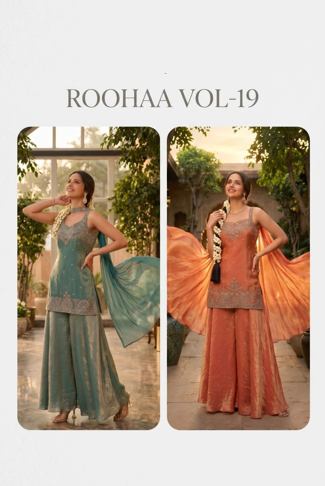 Roohaa Vol 19 Tora Silk Suit Collection