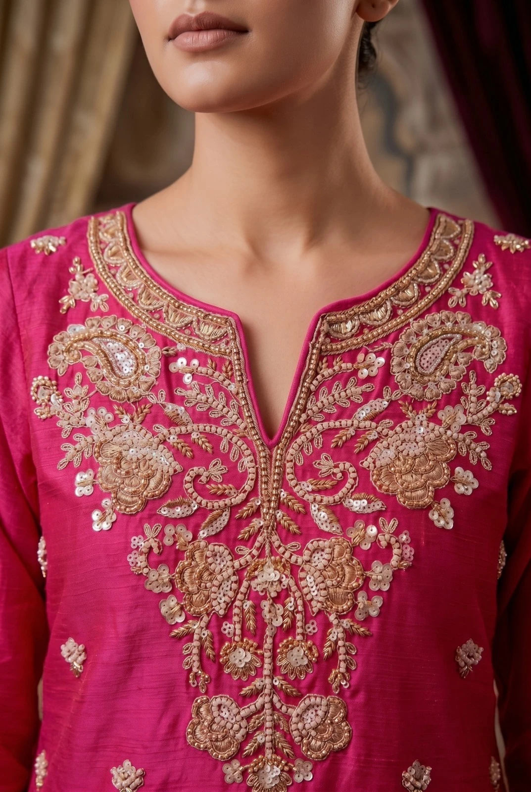 Roohaa Vol 21 Premium Chinon Suit
