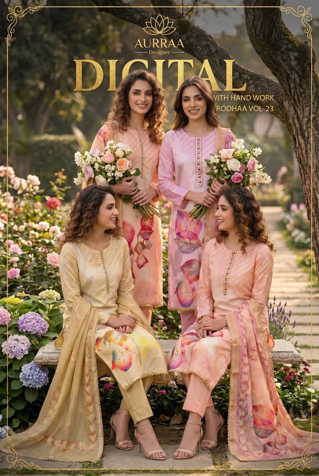 Roohaa Vol 23 Designer Festival Wear Suit