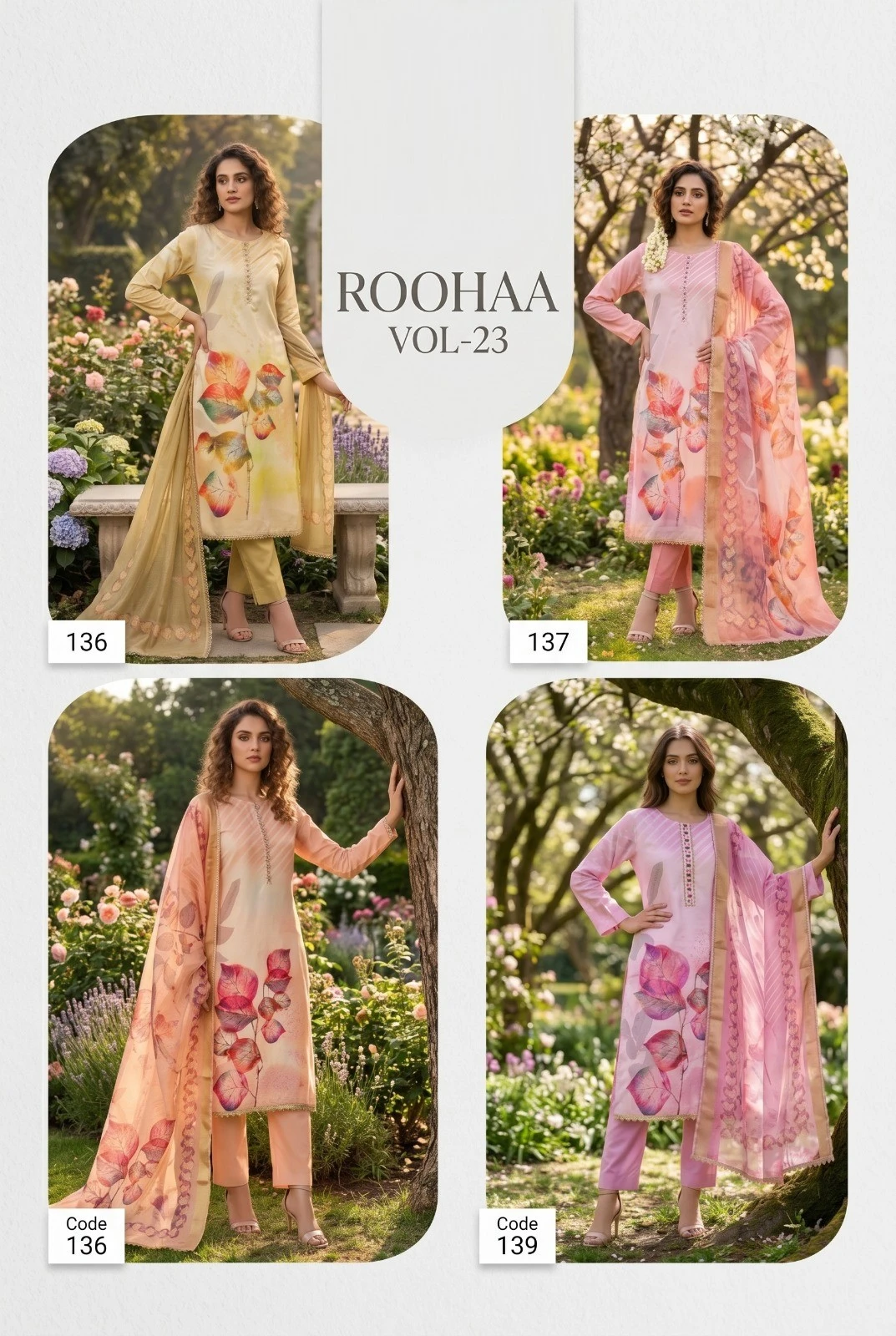 Roohaa Vol 23 Designer Festival Wear Suit