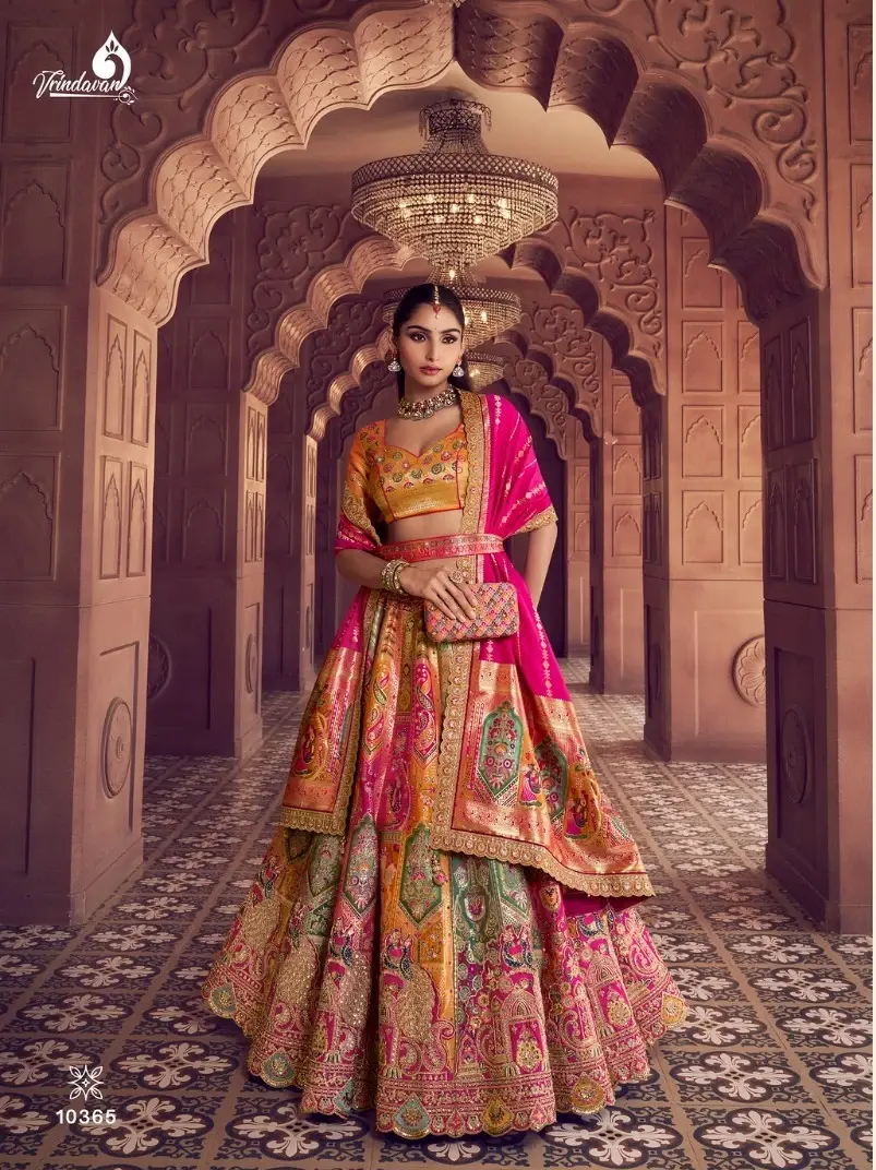 Royal Vrindavan Vol 69 Banarasi Silk Lehenga Choli