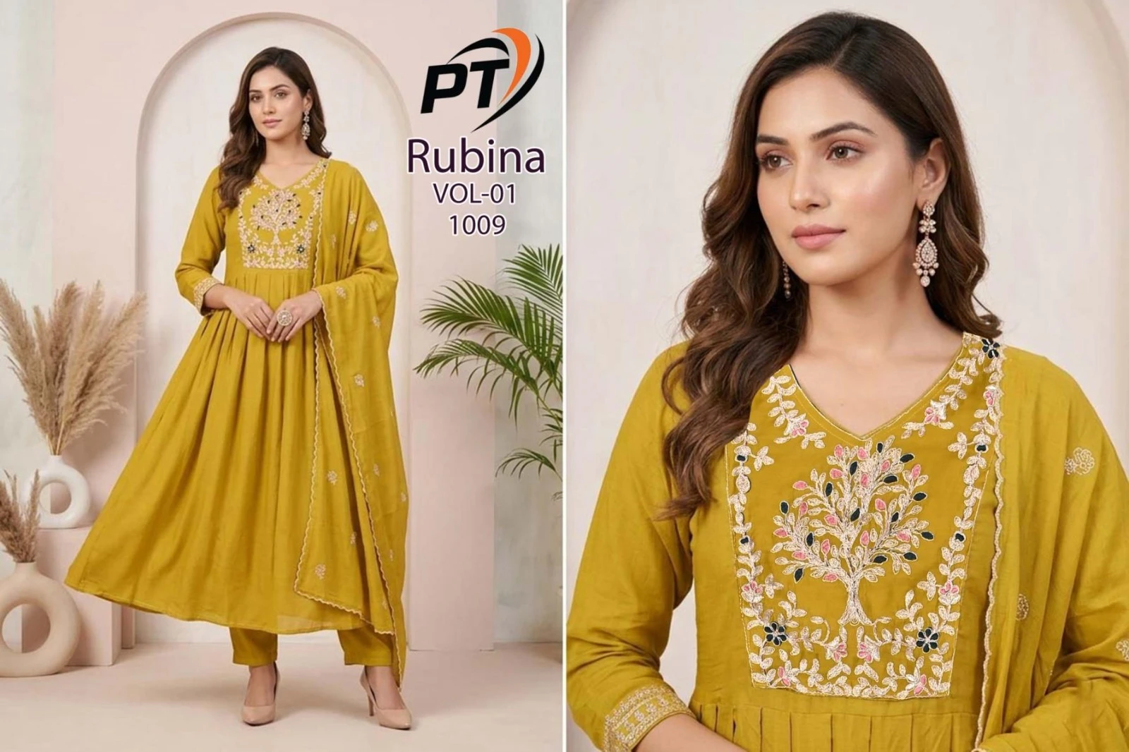 RUBINA RUBINA Mall Chanderi Collection