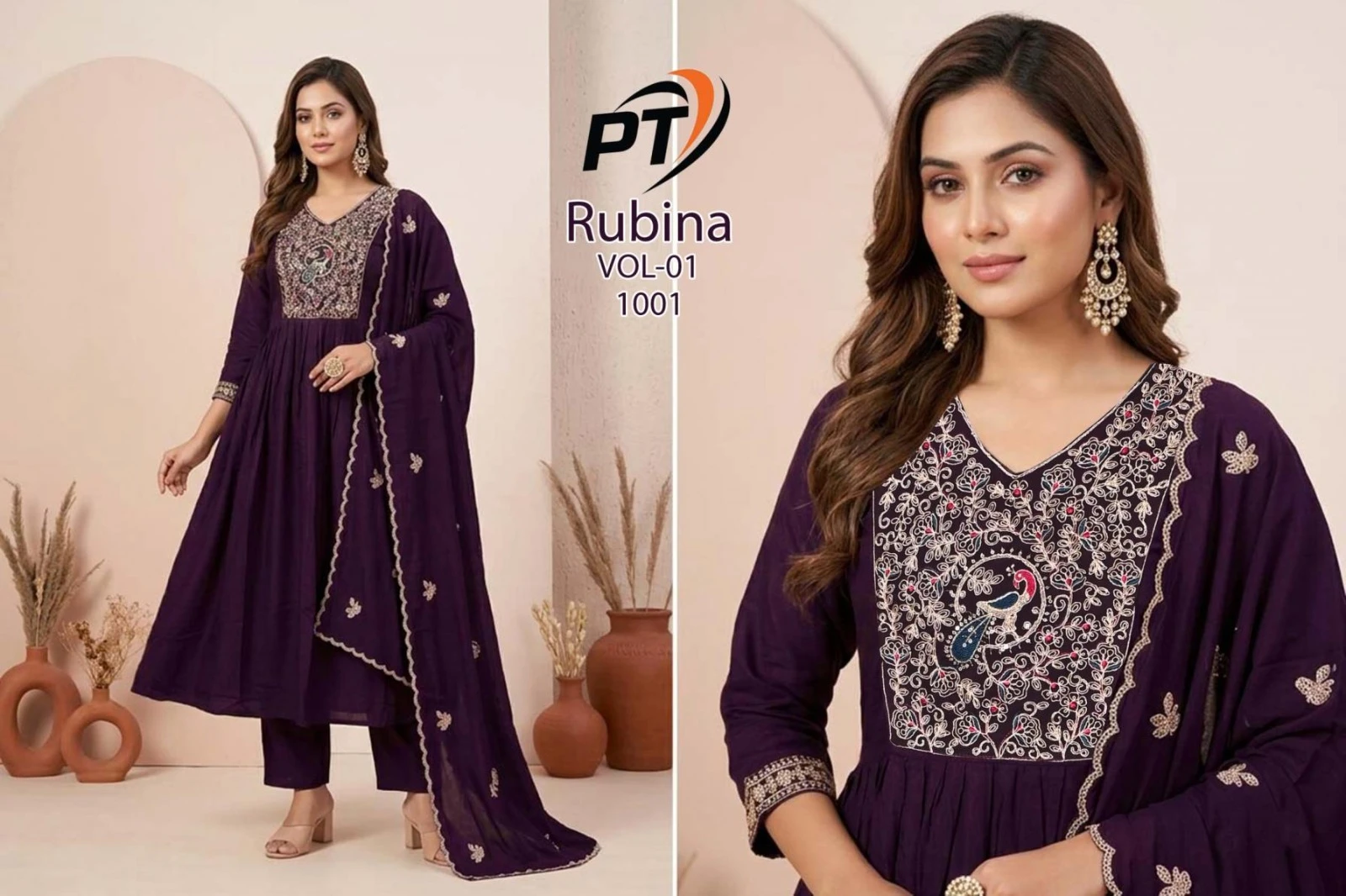 RUBINA RUBINA Mall Chanderi Collection